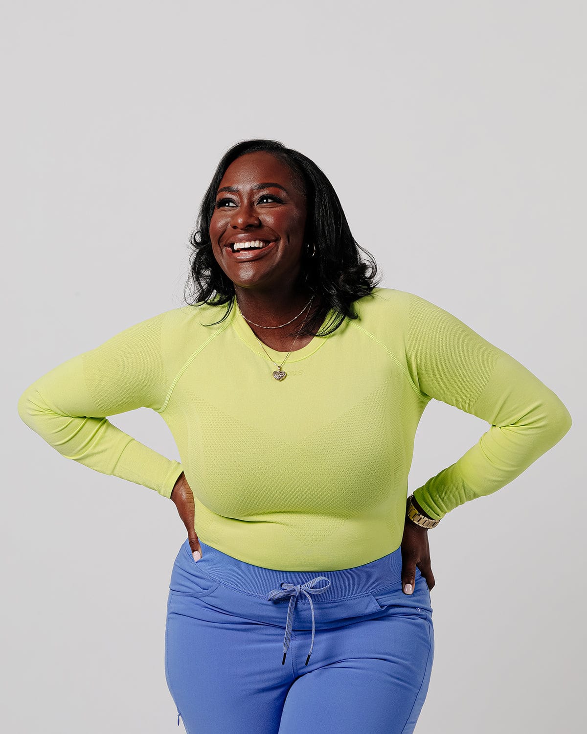 Clove VN/LS Underscrub Long Sleeve Medical Top Professional Fit Breathable Fabric